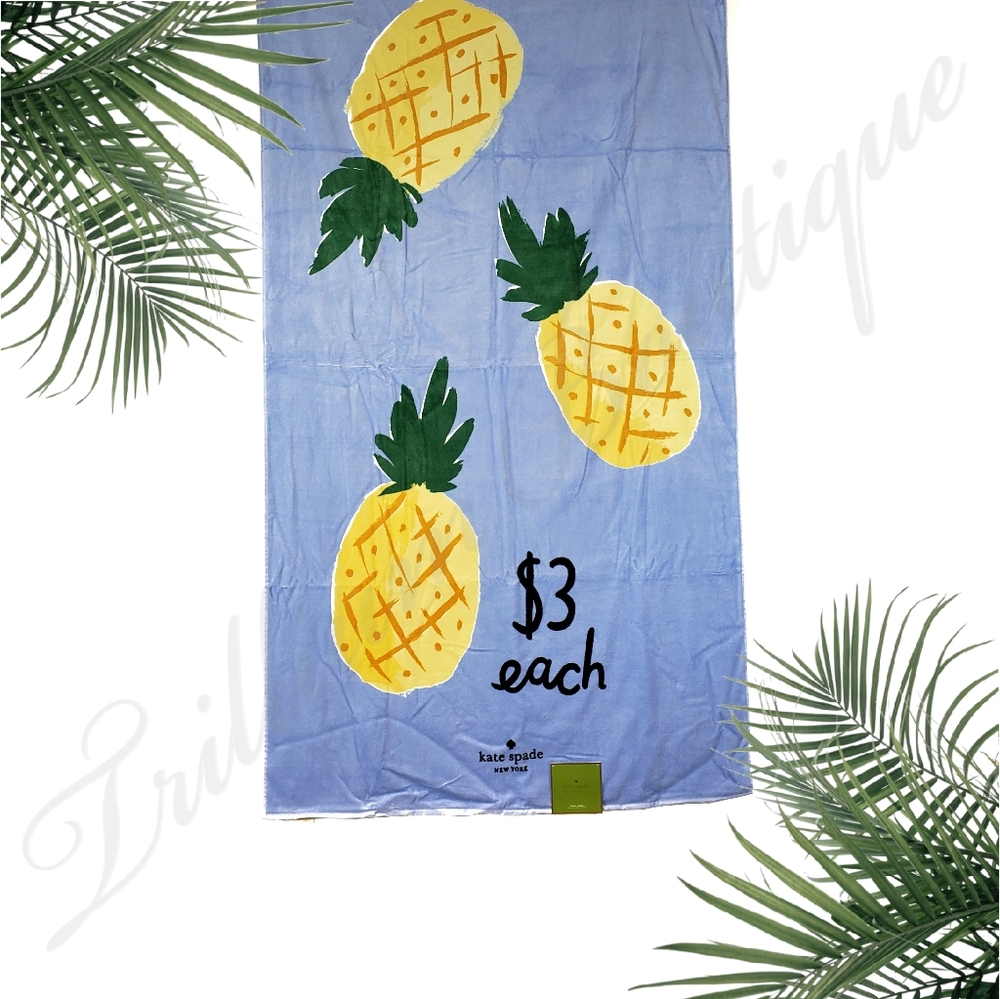 Kate Spade Beach Towel 40 Inches × 70 Inches NWT! - Picture 1 of 5